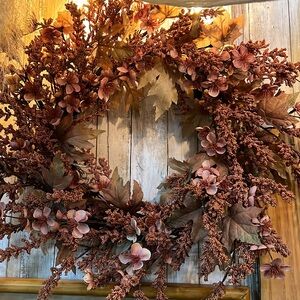 Fall Wreath Dusty Rose
